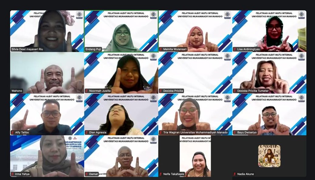 Universitas Muhammadiyah Manado Gelar Pelatihan Audit Mutu Internal Bersama Tim Mutu